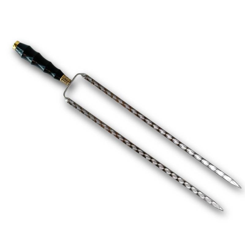 Шампур-вертель с деревянной ручкой Gorillas BBQ Польский герб круг (SKK29)