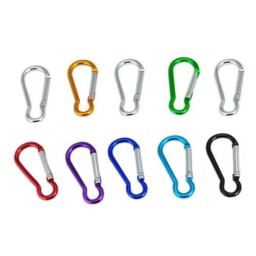 Карабін похідний алюмінієвий Multicolored 4,6 см 10 шт. (313084) Карабін похідний алюмінієвий Multicolored 4,6 см 10 шт. (313084)