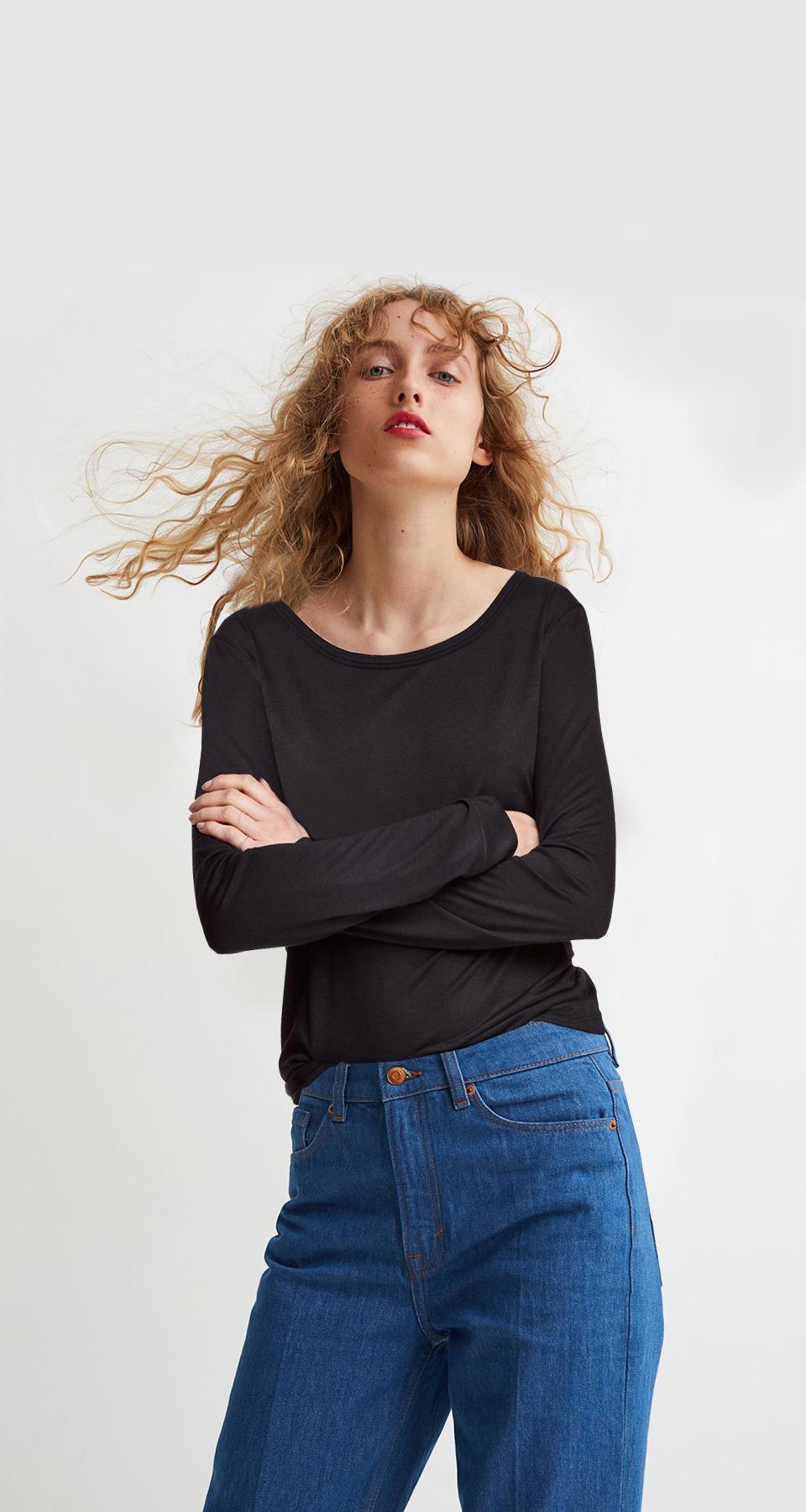 Лонгслив H&M Черный (230027b33 XSр.)