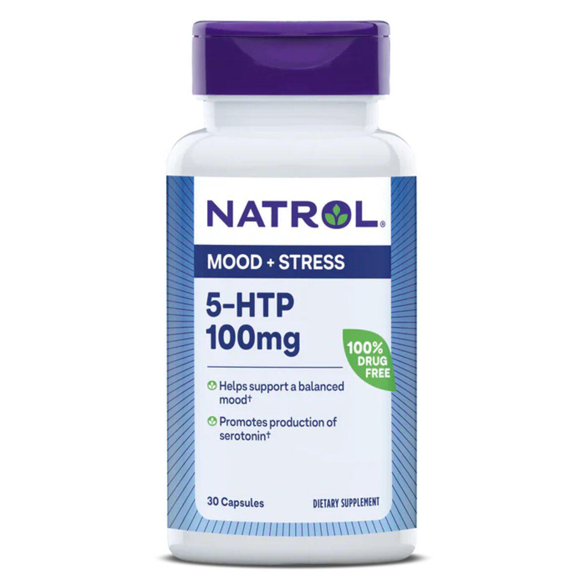 Аминокислоты Natrol 5-HTP 100 мг 30 капсул