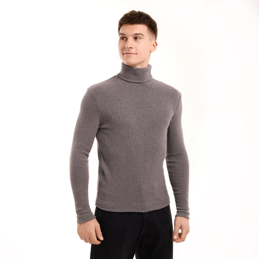 Гольф мужской Pobedov Prestige в рубчик приталенный XL Темно-серый (26485/1/4) Гольф мужской Pobedov Prestige в рубчик приталенный XL Темно-серый (26485/1/4)