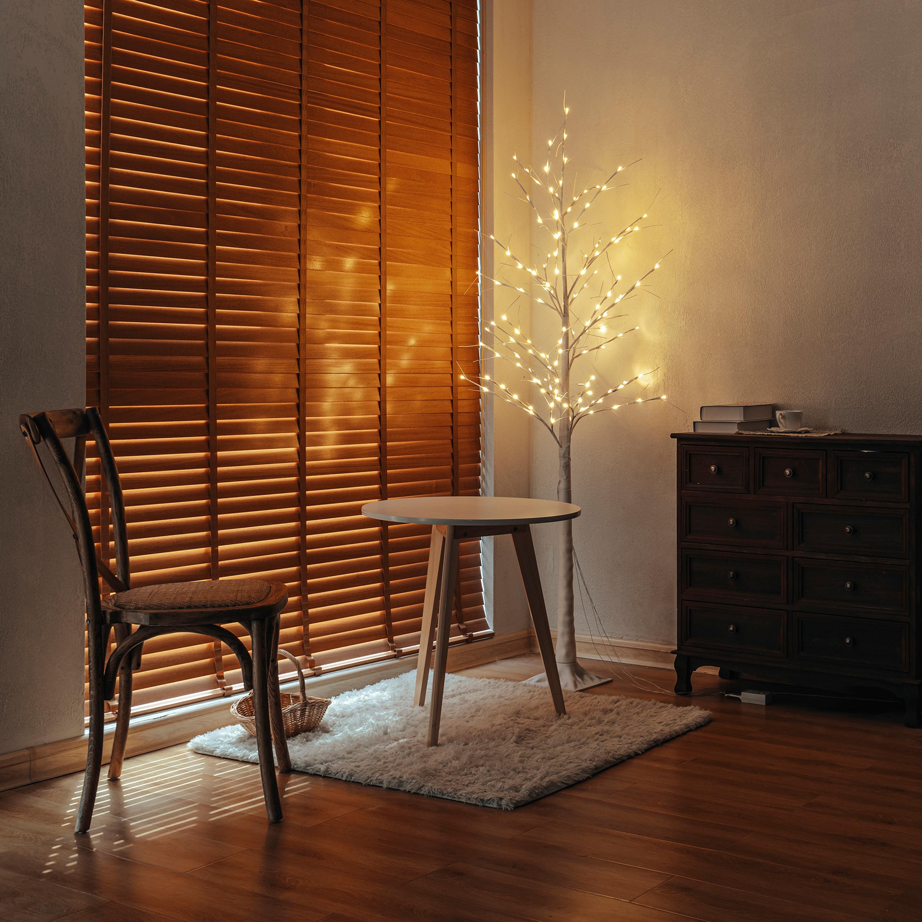 Дерево Береза світлодіодне 120 см 220V Білий/Білий теплий (WLS-9041-W) - фото 6 Дерево Береза світлодіодне 120 см 220V Білий/Білий теплий (WLS-9041-W) - фото 6