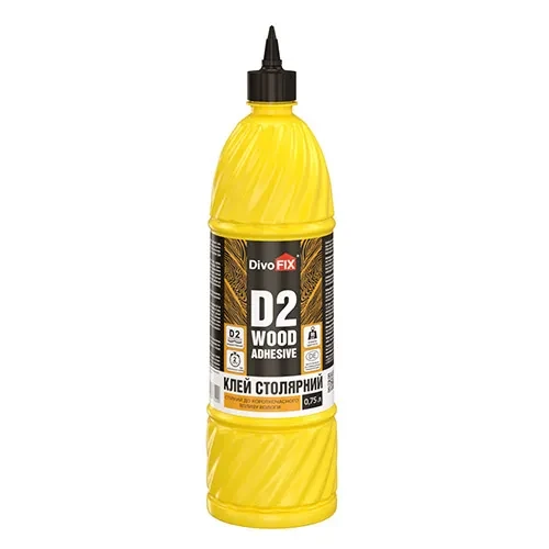 Клей столярный профессиональный DivoFIX D2 0,75 л (23814187)