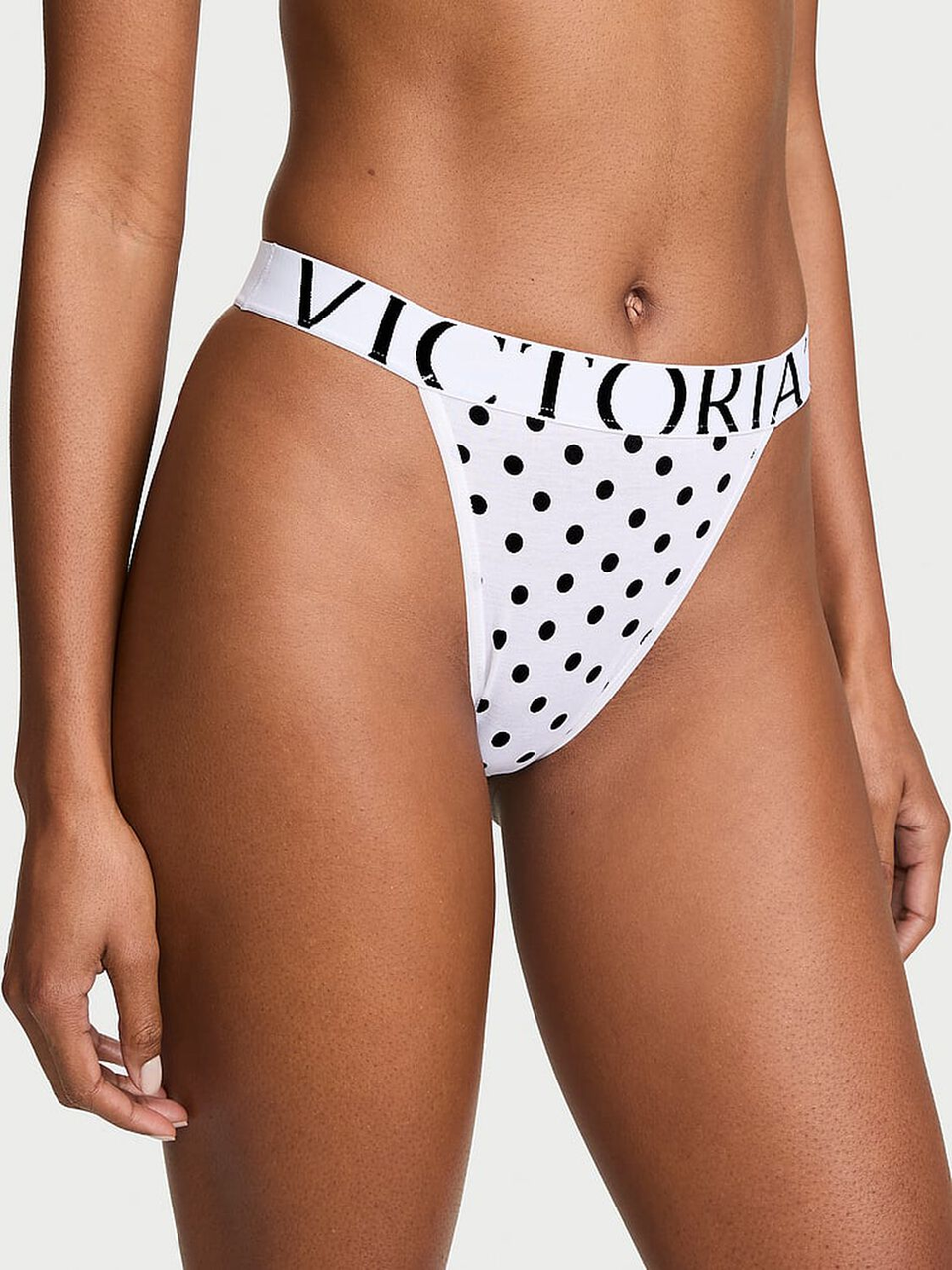 Трусики женские Victoria's Secret Exploded Logo Cotton 90s Brief XXL Белый (3161537983)