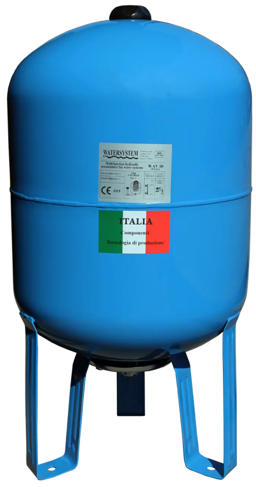 Гідроакумулятор Watersystem WAV вертикальний 50 л (24174696)