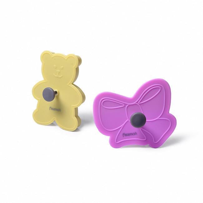 Набор пластиковых фигурных формочек Fissman Mini Chef 2 шт. 16x11x4 см для вырезания печенья с поршнем (8559) Набор пластиковых фигурных формочек Fissman Mini Chef 2 шт. 16x11x4 см для вырезания печенья с поршнем (8559)