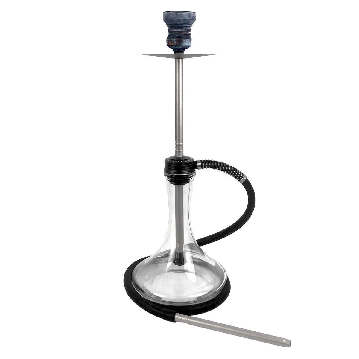 Кальян GORILLA 2.0 Black Craft Clear