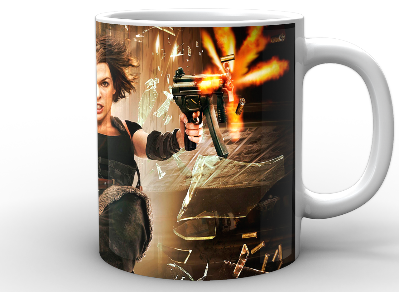 Чашка GeekLand Resident Evil стрельба 330 мл Белый (RE.02.024) - фото 1 Чашка GeekLand Resident Evil стрельба 330 мл Белый (RE.02.024) - фото 1