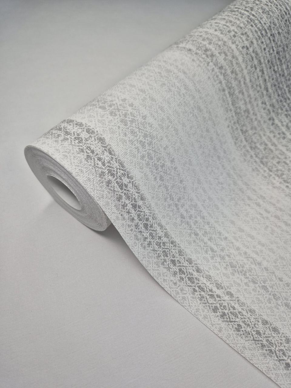 Шпалери вінілові Marburg 1032362 в смужку для спальні/вітальні/кабінету 10,05x1,06 м Сірий (2551107129) - фото 4