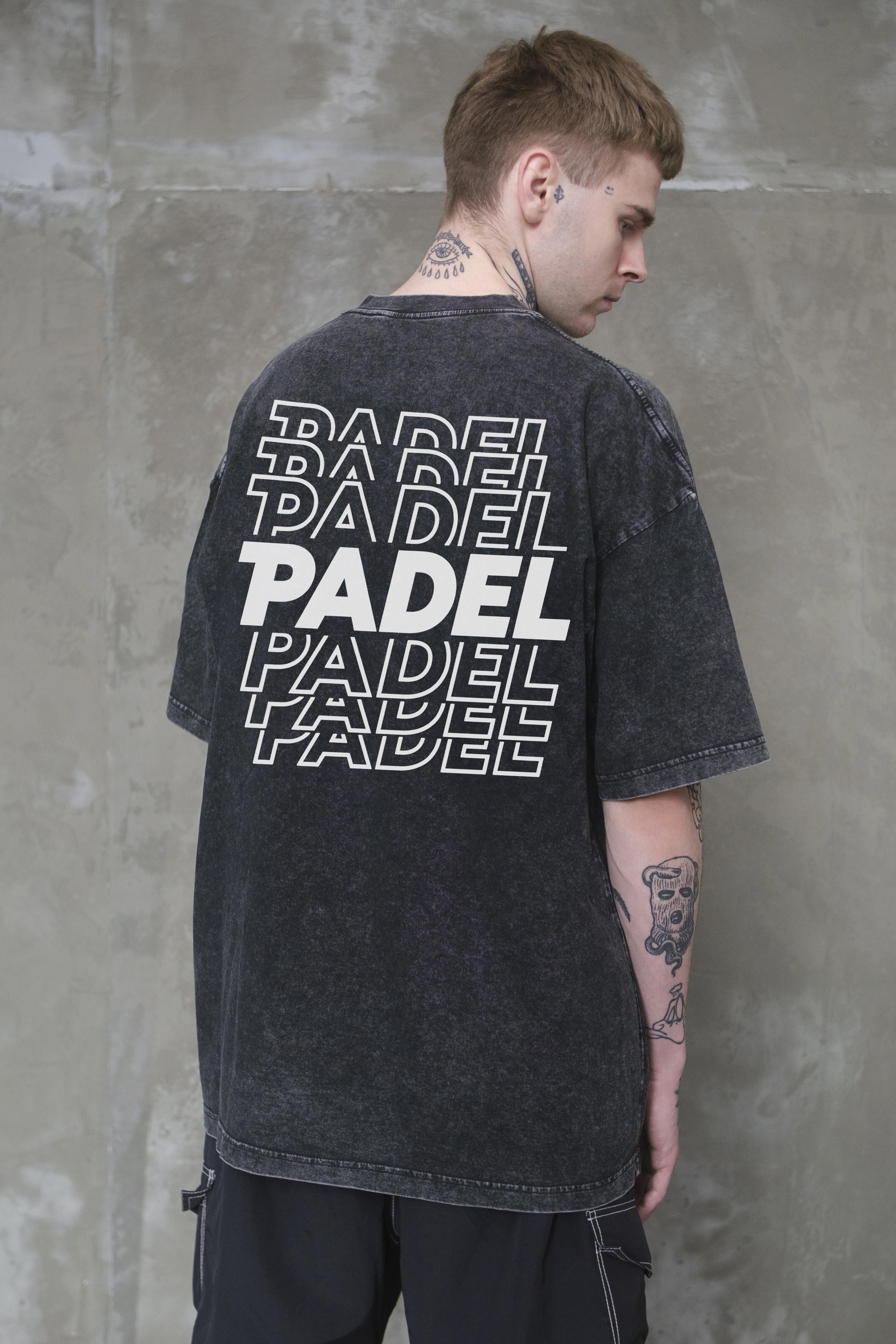 Футболка оверсайз Without Washed Padel S/M Black (S/M8056360 8056361)