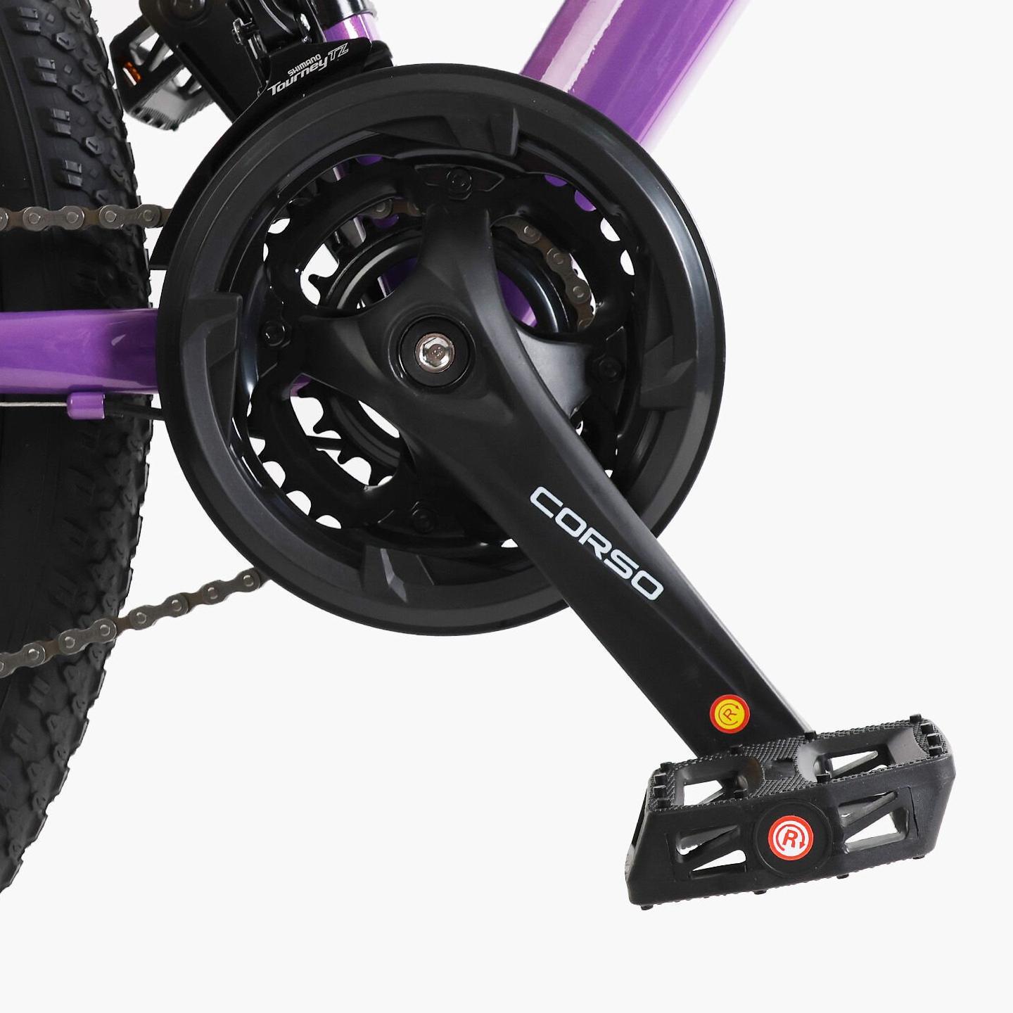 Велосипед горный Corso Amber 27,5" рама 15" Фиолетовый - фото 8 Велосипед горный Corso Amber 27,5" рама 15" Фиолетовый - фото 8