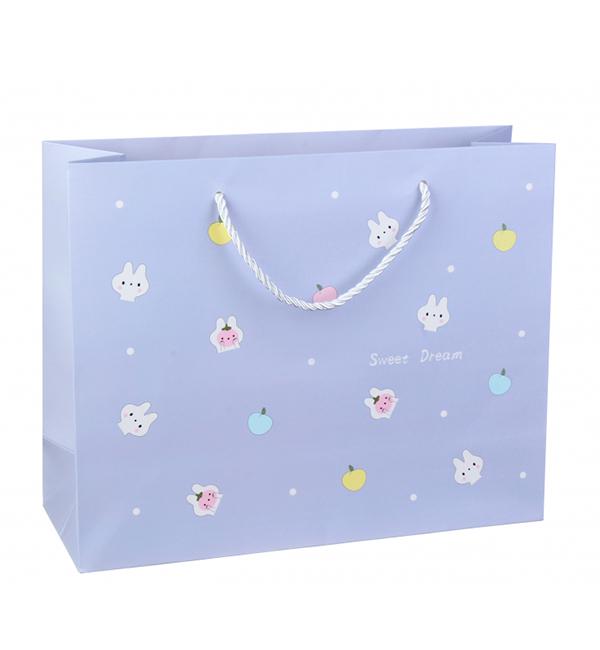 Подарочный пакет Rabbit ламинированный картон 32x11x255 см