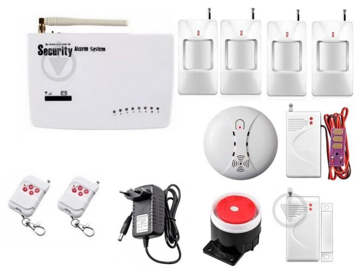 Охранная сигнализация GSM Kerui G10A kit для 4-х комнатной квартиры (HDKKF89FJKFFF)