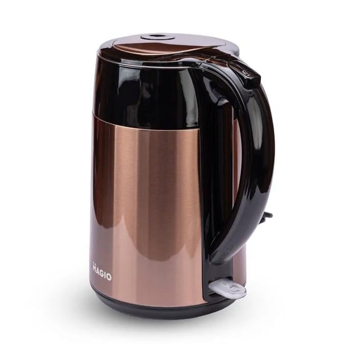 Електрочайник-термос Magio МG-128 1850 Вт 1,8 л Brown (iz16801) - фото 2 Електрочайник-термос Magio МG-128 1850 Вт 1,8 л Brown (iz16801) - фото 2