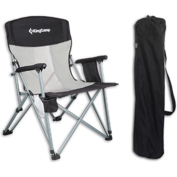 Стілець Kingcamp HARD ARM CHAIR BLACK/MEDIUMGREY (KC3825) - фото 6