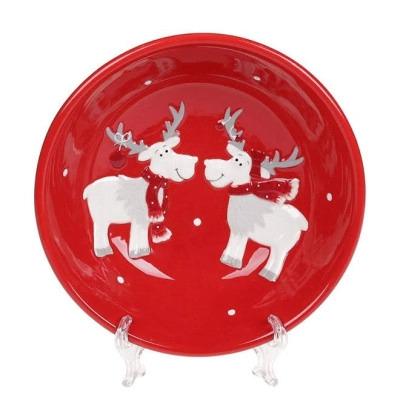 Пиала керамическая Олени 18 см (32045) - фото 2