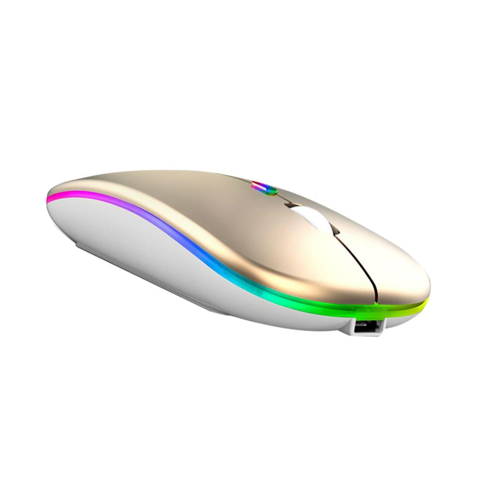 Мышь Bluetooth BauTech RGB-подсветкой Gold
