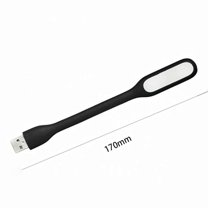 Лiхтар гнучкий Axxis LED USB 5 В 1,5 Вт для ноутбука Black (ax-1394) - фото 5