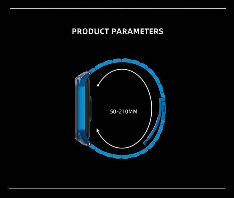 Ремешок для фитнес-браслетов MiJobs Bamboo CS металлический для Xiaomi Mi Band 5/6 Золотой (2523P) - фото 3 Ремешок для фитнес-браслетов MiJobs Bamboo CS металлический для Xiaomi Mi Band 5/6 Золотой (2523P) - фото 3