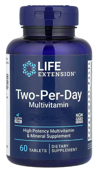 Комплекс мультивитаминов и минералов Life Extension Two-Per-Day Multivitamin 60 таблеток