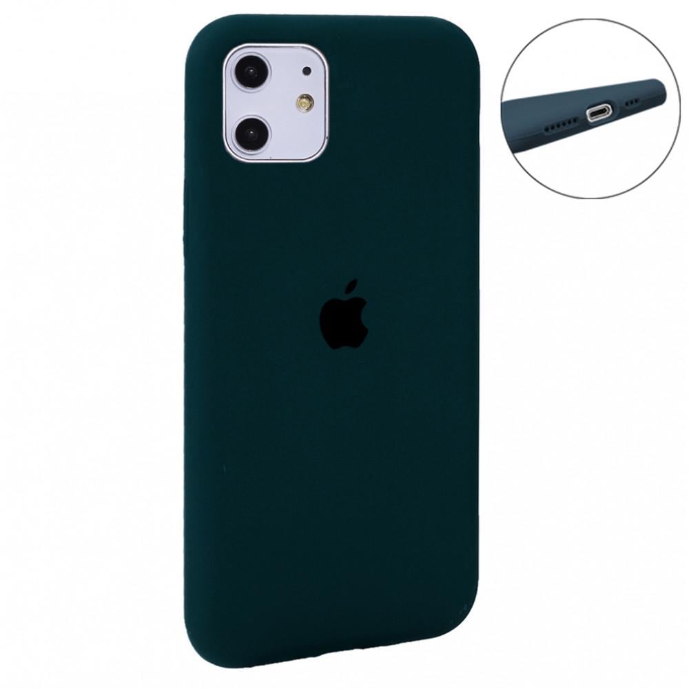 Чохол для Apple iPhone 11 Silicone Full Size Series Pacific Green