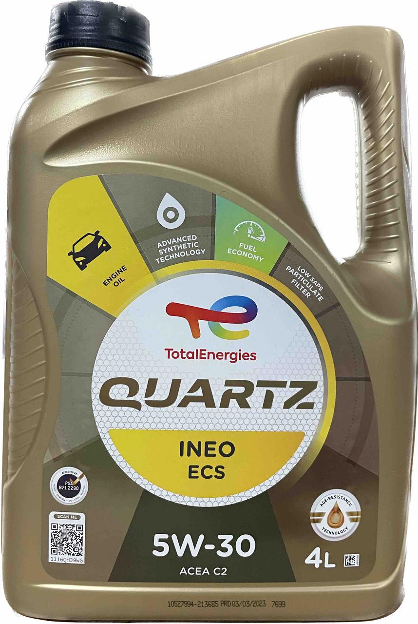 Моторное масло Total Quartz INEO ECS 5W-30 4 л (213685)