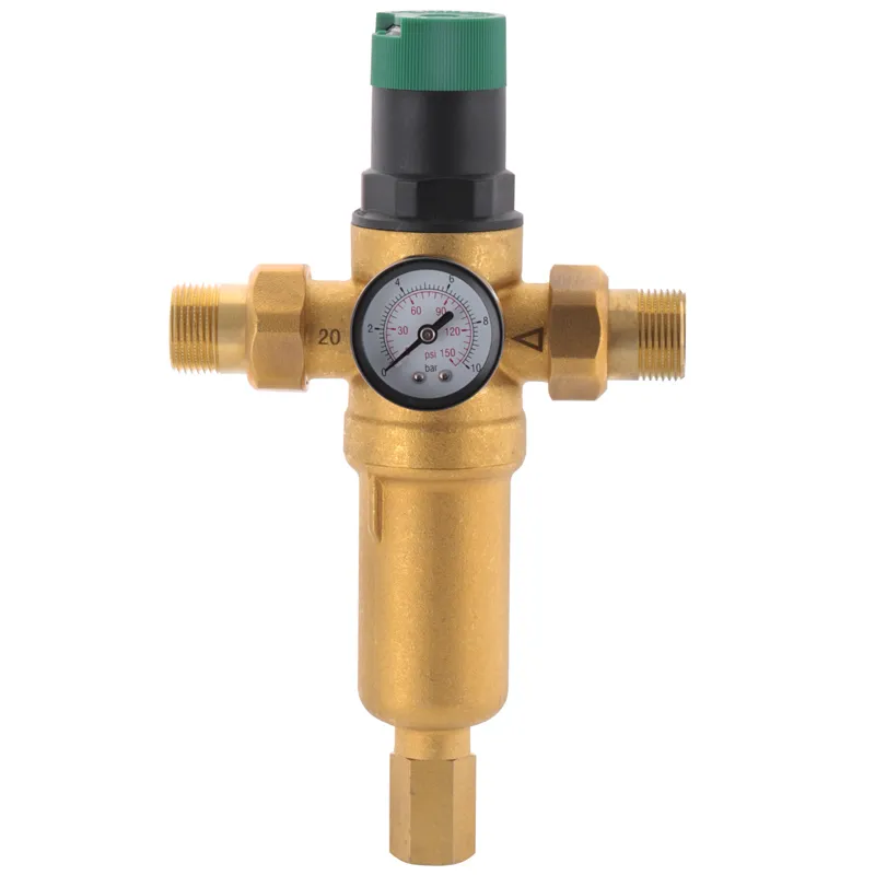 Фільтр самоочисний KOER KR.1249 3/4" з манометром і редуктором тиску (KR2962) Фільтр самоочисний KOER KR.1249 3/4" з манометром і редуктором тиску (KR2962)