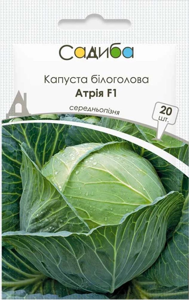 Насіння капусти білоголової Садиба Атрія F1 20 шт. (1793)