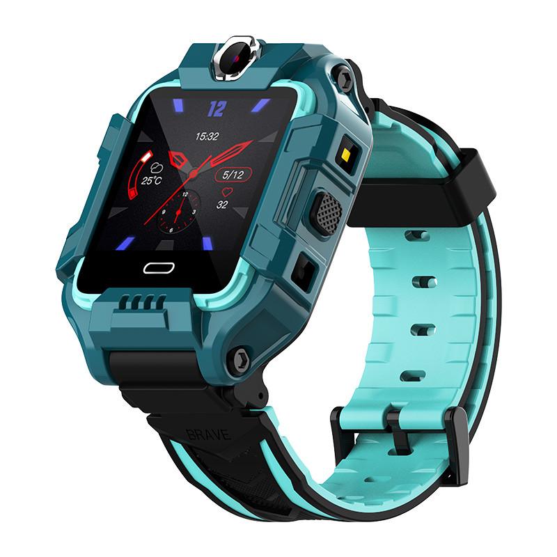 Дитячий смарт-годинник SUNROZ Y99 1,4" з двома камерами GPS LBS Зелений (SUN6322)