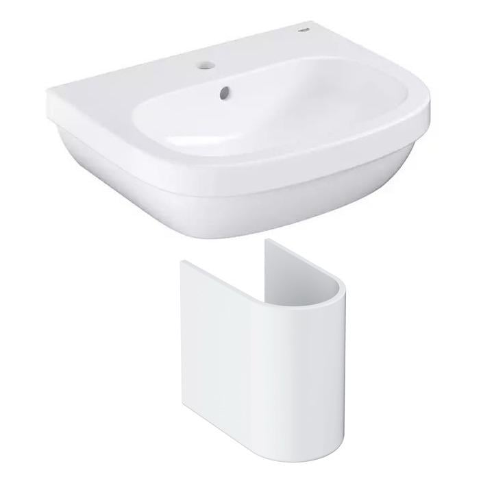 Умывальник подвесной Grohe Euro Ceramic 39336000_39201000 550x450x149 мм Белый (233620)