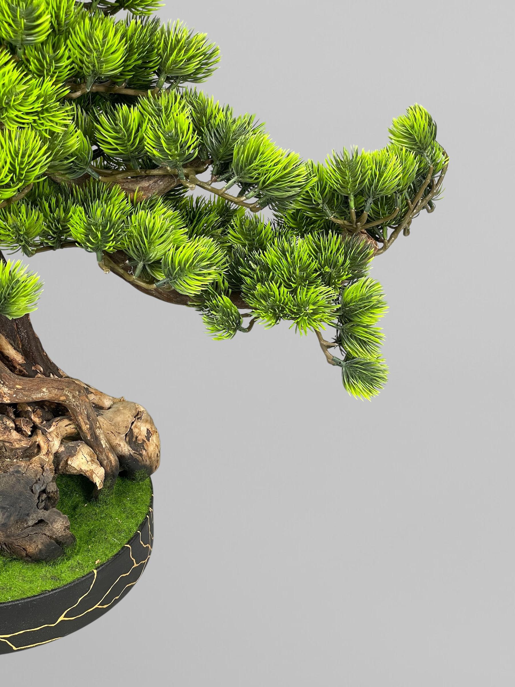 Бонсай комнатный искусственный 52 см Зеленый (Б016) - фото 2 Бонсай комнатный искусственный 52 см Зеленый (Б016) - фото 2