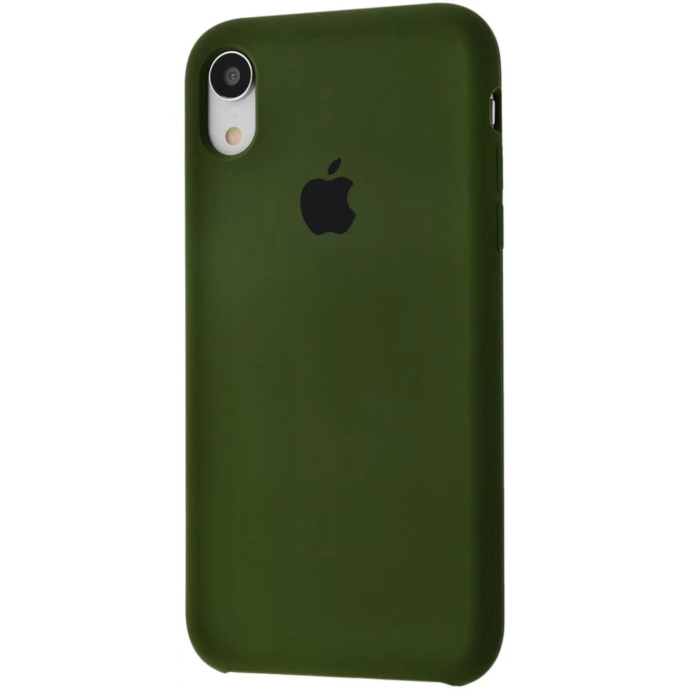 Силіконовий Чохол Накладка Silicone Case для iPhone XR Army Green