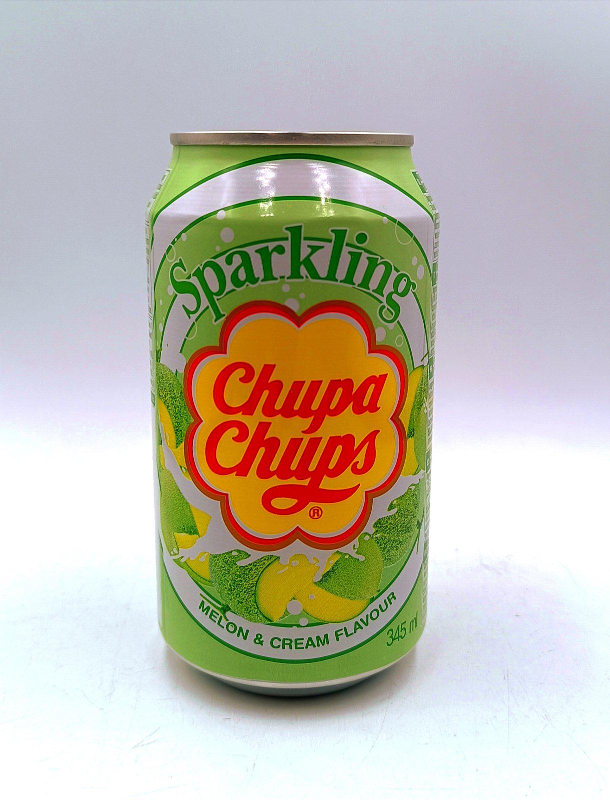 Напій Chupa Chups Sparkling Melon Cream 345 мл - фото 1