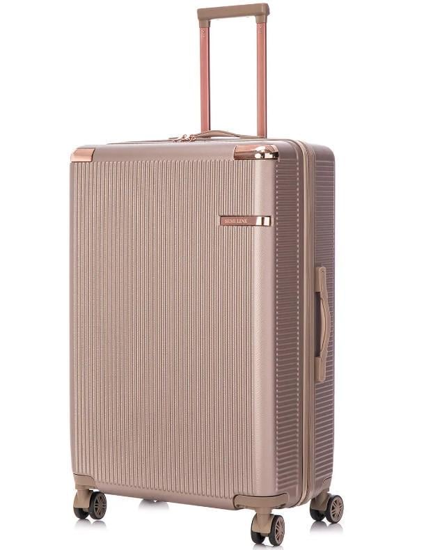 Чемодан SEMI LINE T5666-5 28" L Champagne (52973)