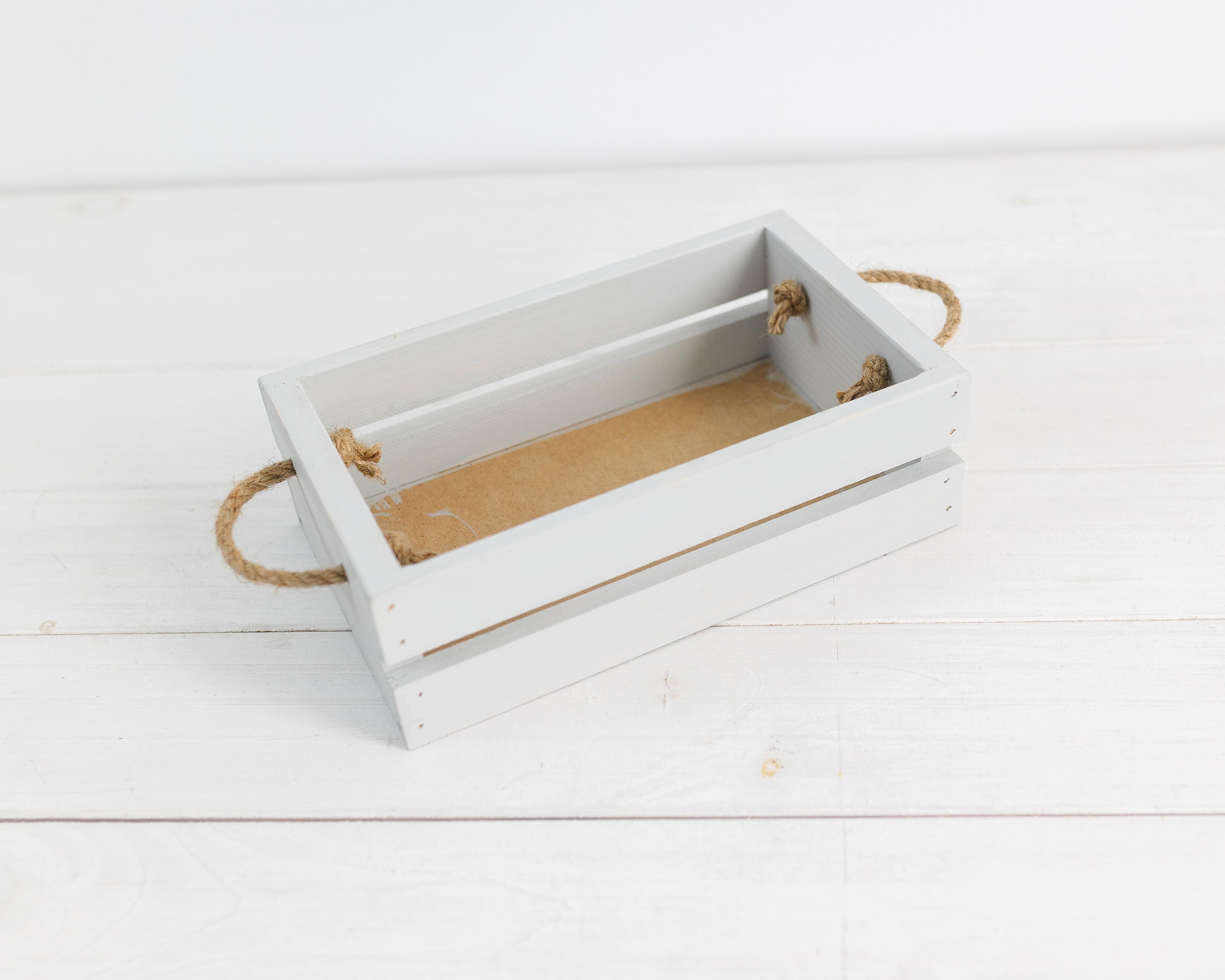 Ящик деревянный декоративный Скандинавия Серый (0002056) - фото 2