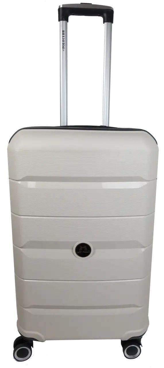 Валіза мала My Polo з поліпропілену 40 л Світло-сірий (70c05 small light grey)