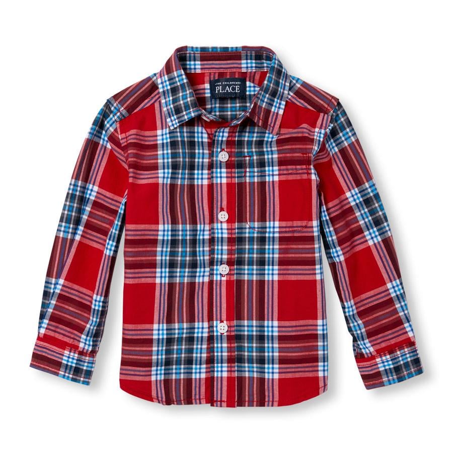 Сорочка для хлопчика в клітинку 3-4 роки (0438-3)