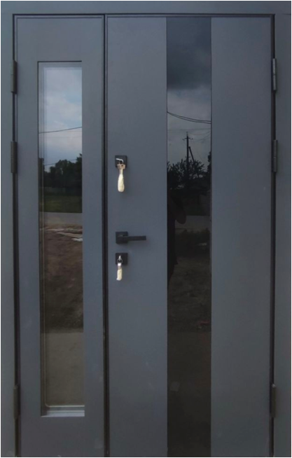 Дверь входная City Doors 1,2х2,04 м Антрацитовый