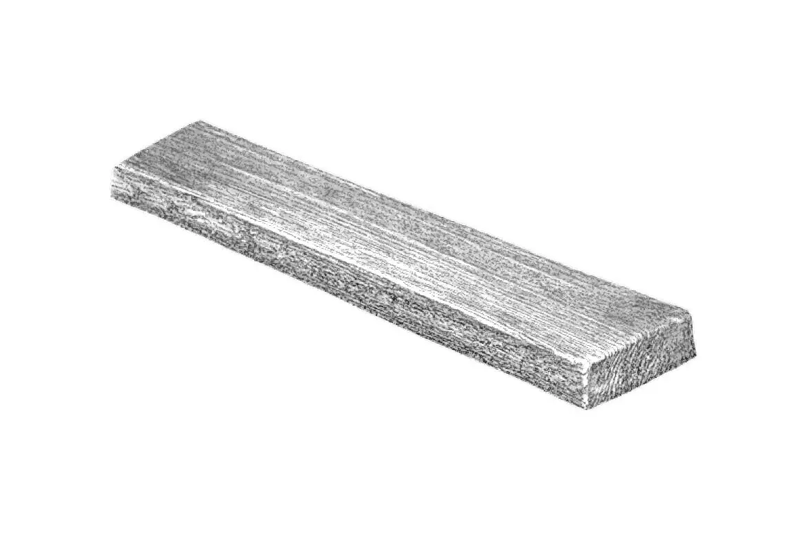 Панель поліуретанова DECOWOOD Модерн ET 406 3 м classic 12х3,5 см Сірий (2356369787)