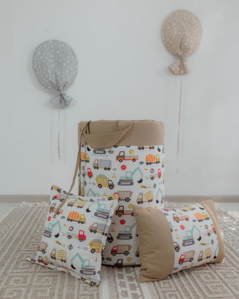 Вігвам для дитини Машинки з матрацом і подушками з кошиком для білизни - фото 7 Вігвам для дитини Машинки з матрацом і подушками з кошиком для білизни - фото 7