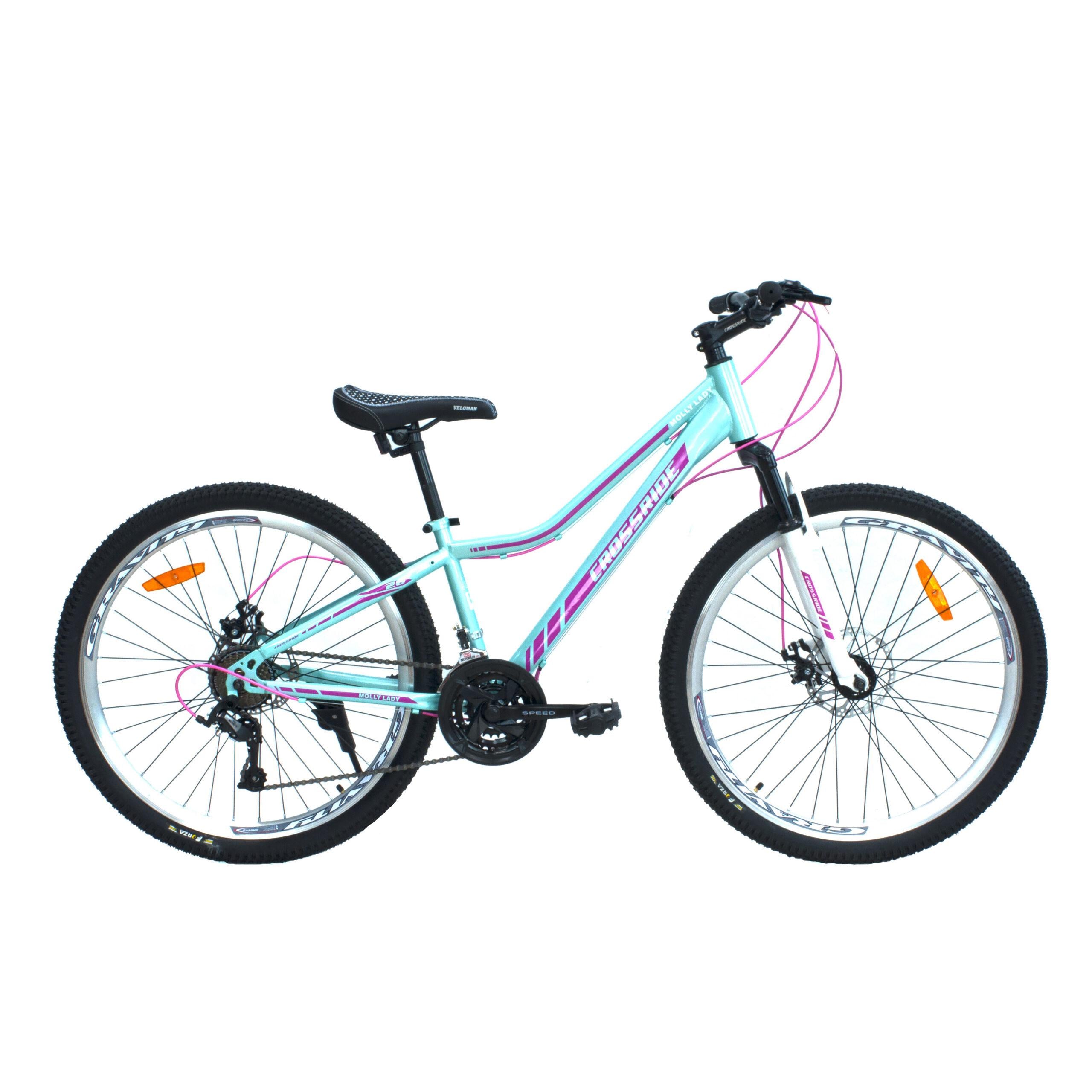Велосипед Crossride Molly Lady 2023 26" Голубой (02251)