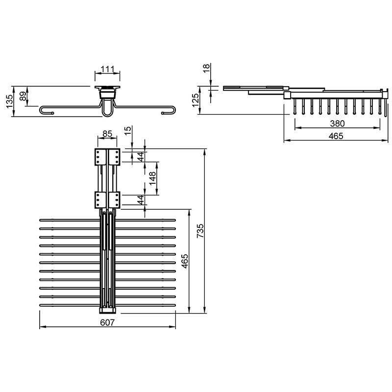 Брючниця верхнього кріплення Muller подвійна (31822) - фото 8