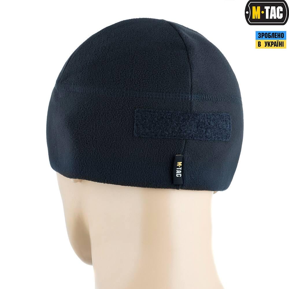 Шапка M-Tac Watch Cap Elite фліс з липучкою S Dark Navy Blue - фото 5