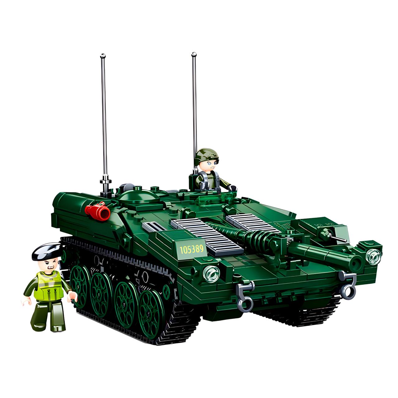 Конструктор Sluban Танк 692 детали (M38-B1010)