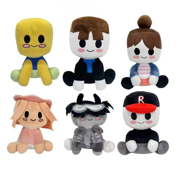 Набір м'яких іграшок із гри Blox Buddies ROBLOX 6 шт. 20 см