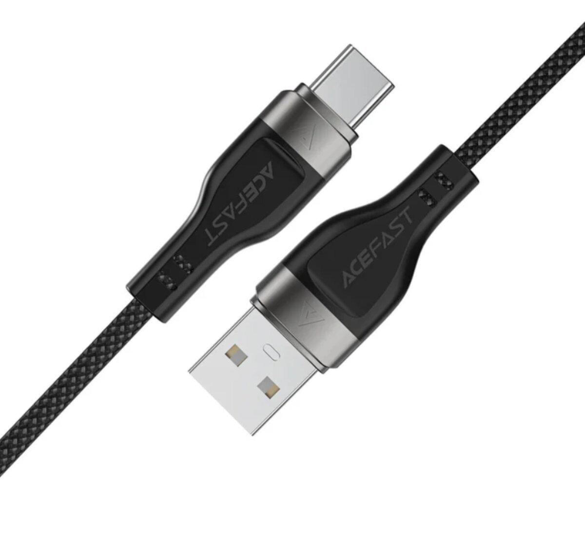 Кабель магнітний C11-04 USB-A to USB-C 1,2 м Black (26712064) - фото 3