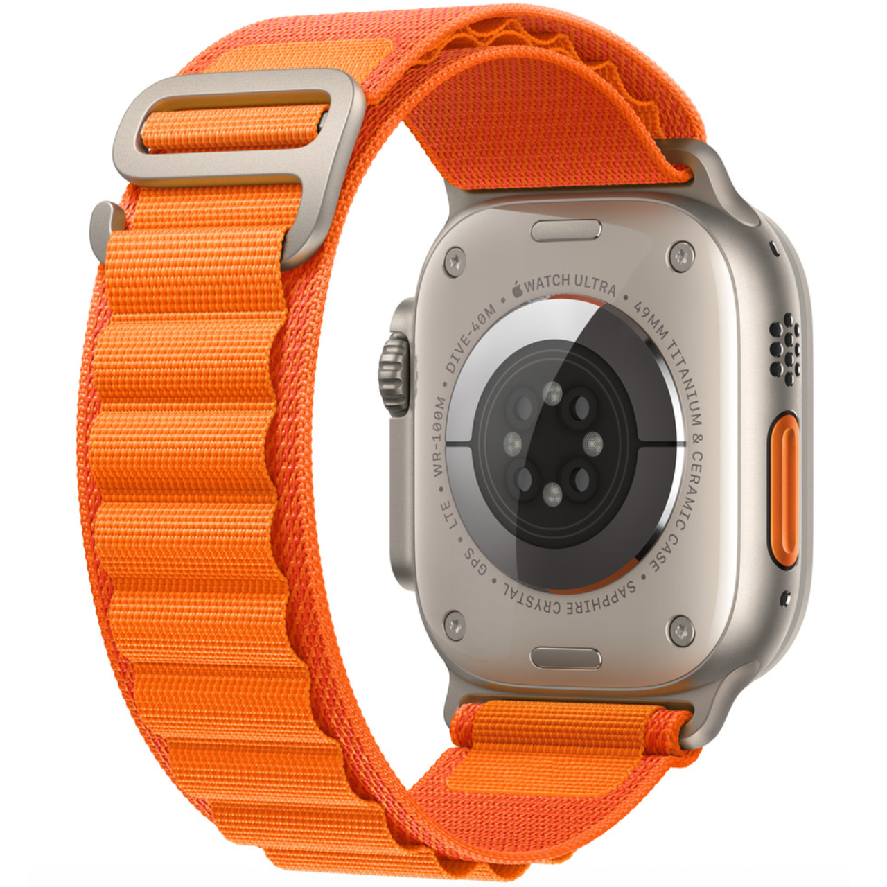 Тканевый ремешок Apple Watch Alpine Loop 49/45/44/42 mm, Orange (HC) - фото 3