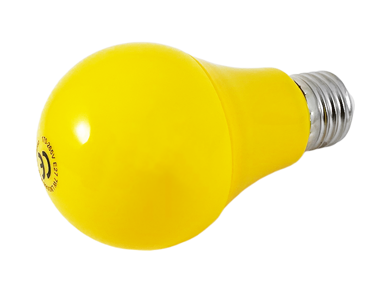 Світлодіодна лампа Lemanso LM3086 7W A60 E27 175-265V Жовтий (7104)