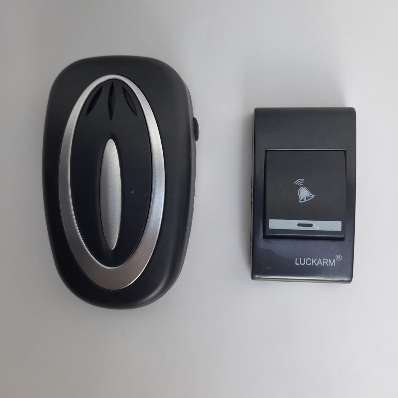 Звон дверной музыкальный Luckarm DIGITAL D8682 беспроводной на батарейках 32 мелодии Черный