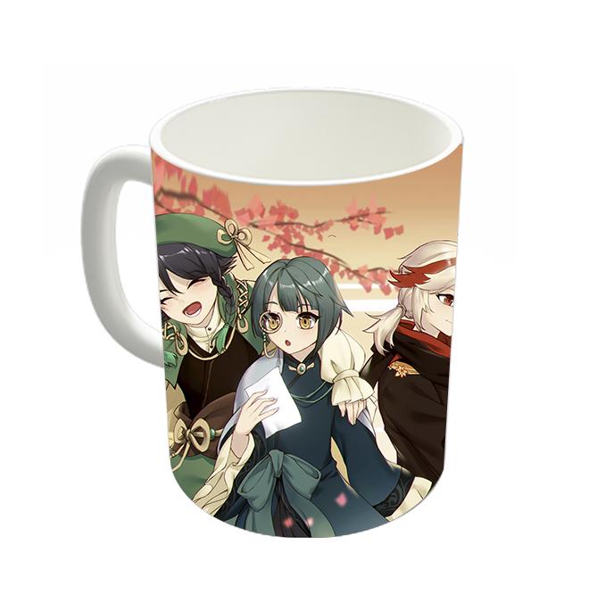 Чашка Геншин импакт Genshin Impact Белый (z1469)